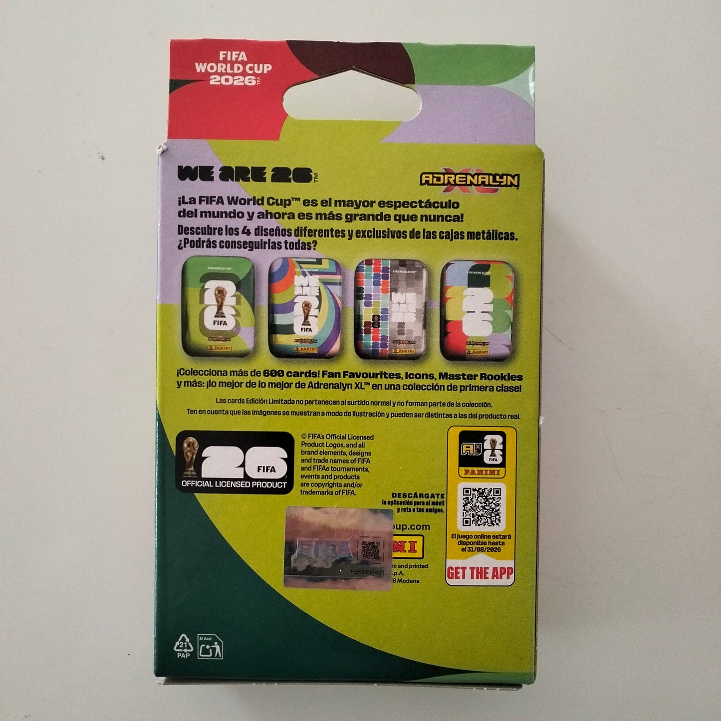Panini Adrenalyn FIFA World Cup 2026 pocket box