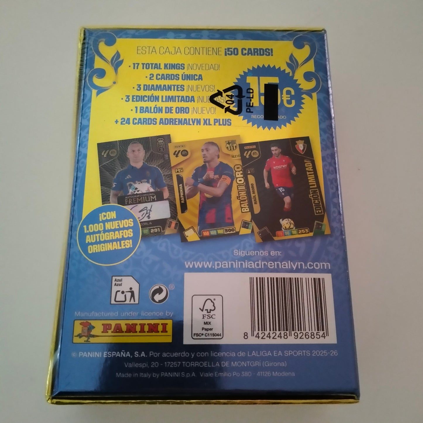 Panini Adrenalyn XL 2025-26 Dream Box Total Kings