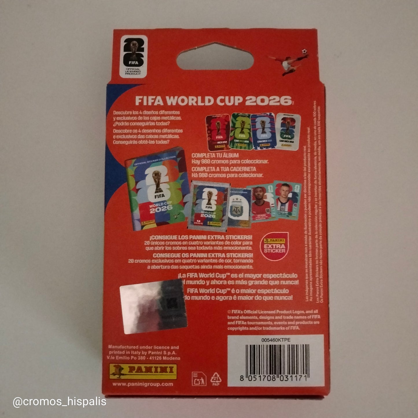 Panini FIFA World Cup 2026 Sticker Collection pocket box