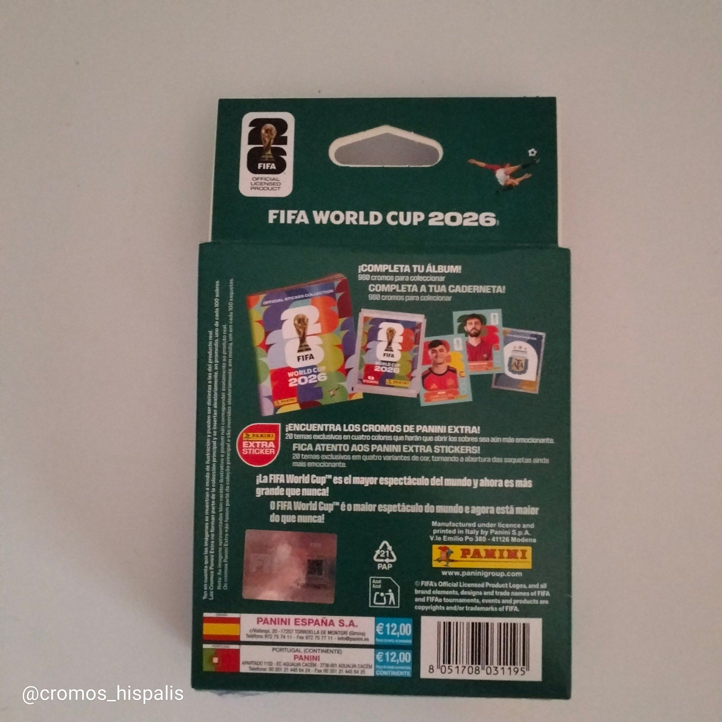 Panini FIFA World Cup 2026 Sticker Collection blister 8 sobres