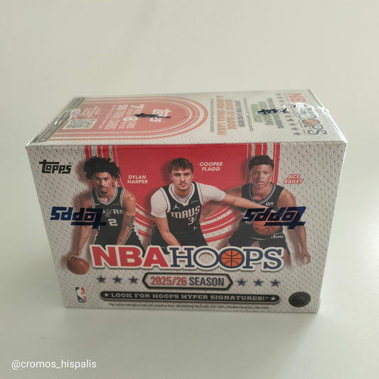 Topps NBA Hoops 2025-26 value box 56 total cards
