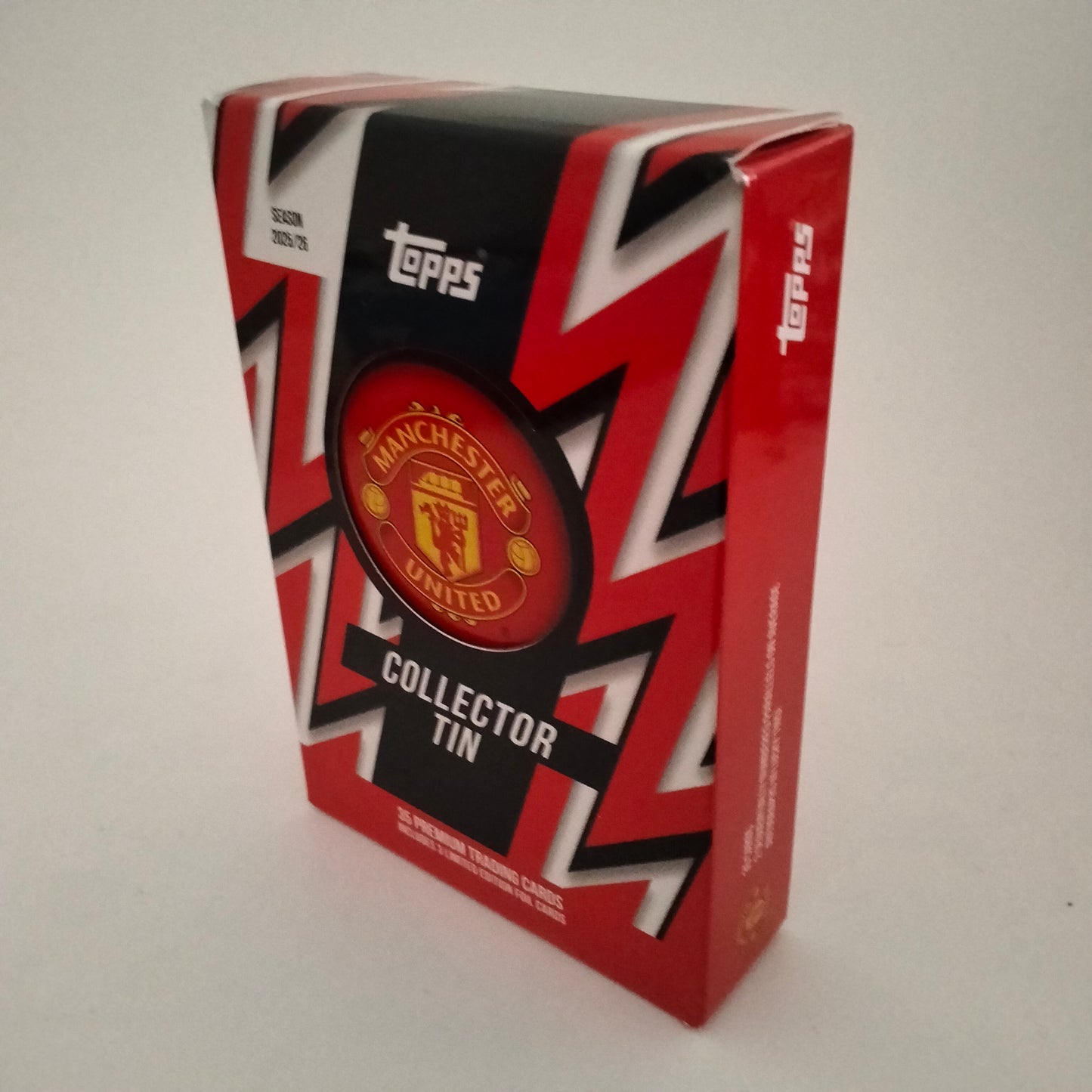 Topps Collector Tin MANCHESTER UNITED 2025-26 35 Premium Trading Cards