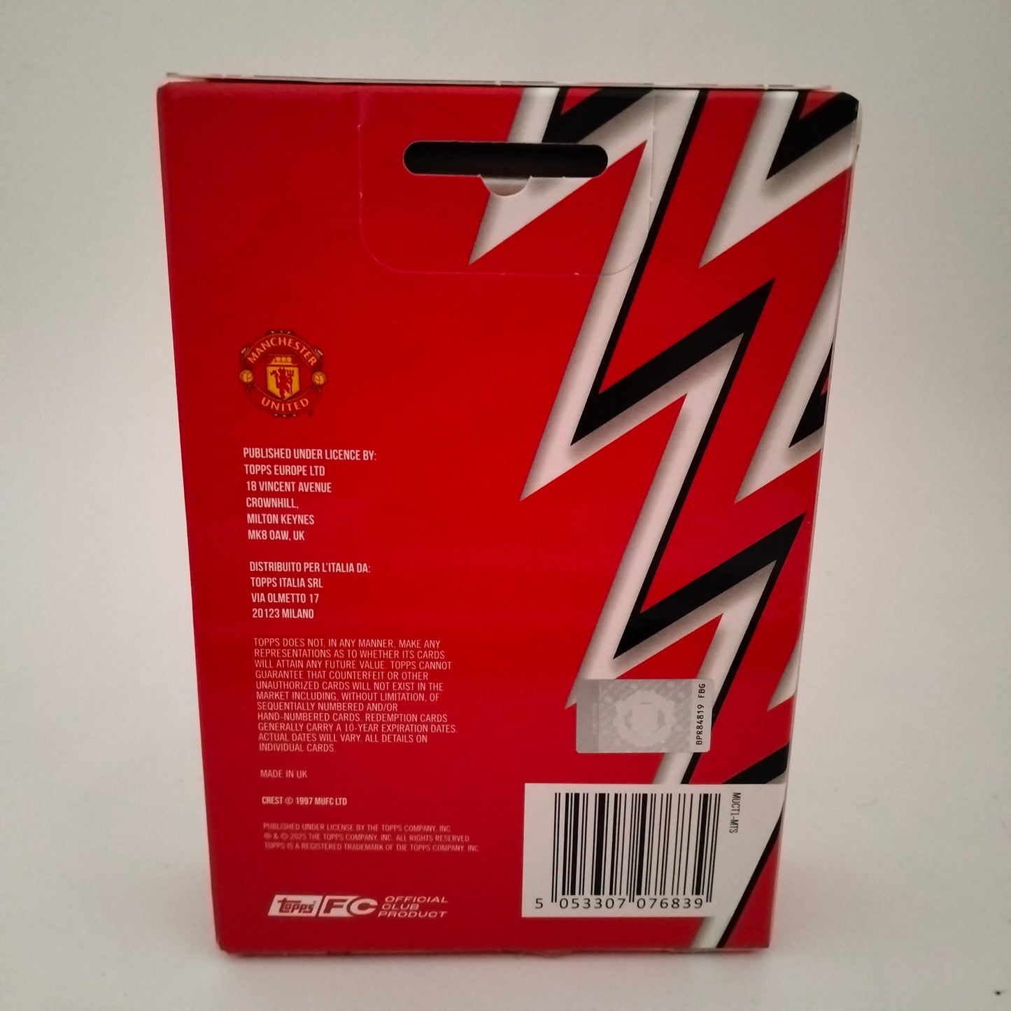 Topps Collector Tin MANCHESTER UNITED 2025-26 35 Premium Trading Cards
