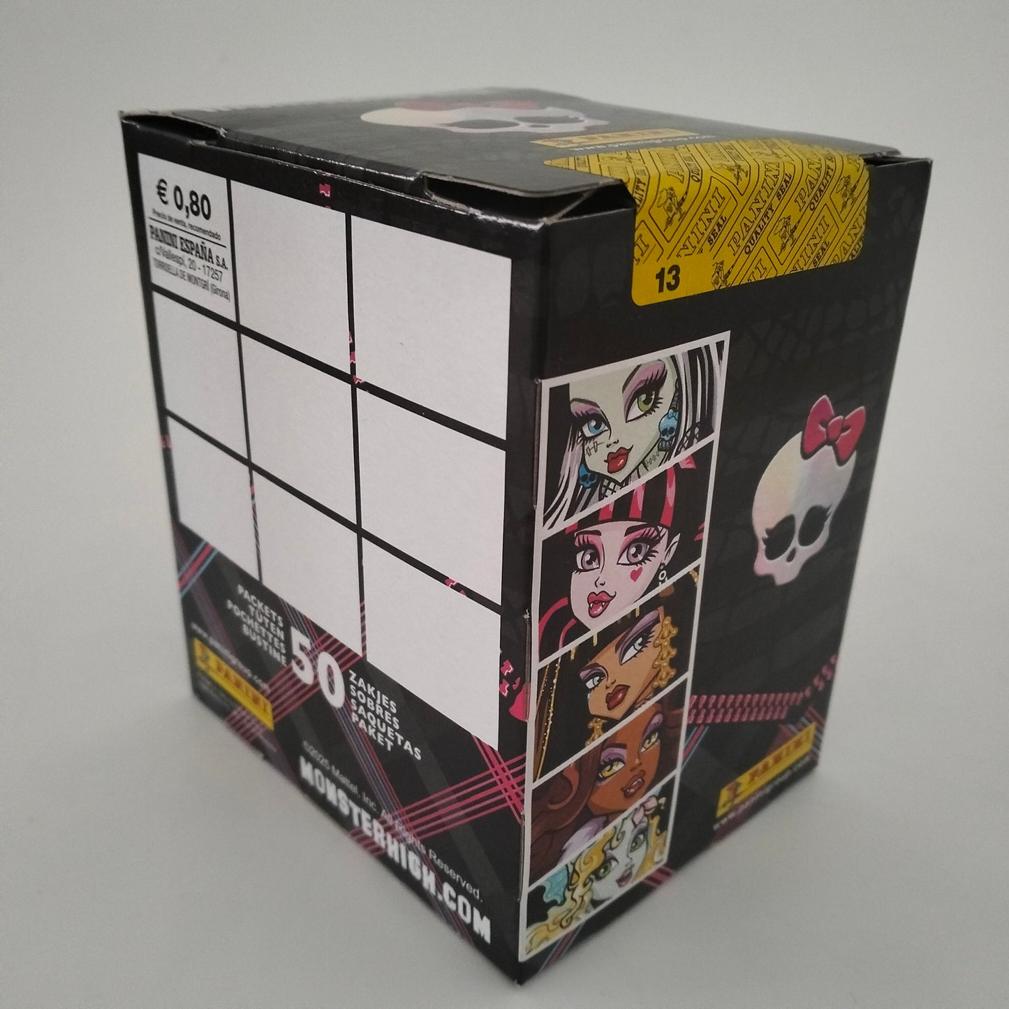 Panini Monster High caja 50 sobres