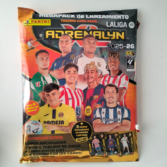 Panini Adrenalyn XL 2025-26 Megapack + Guia oficial