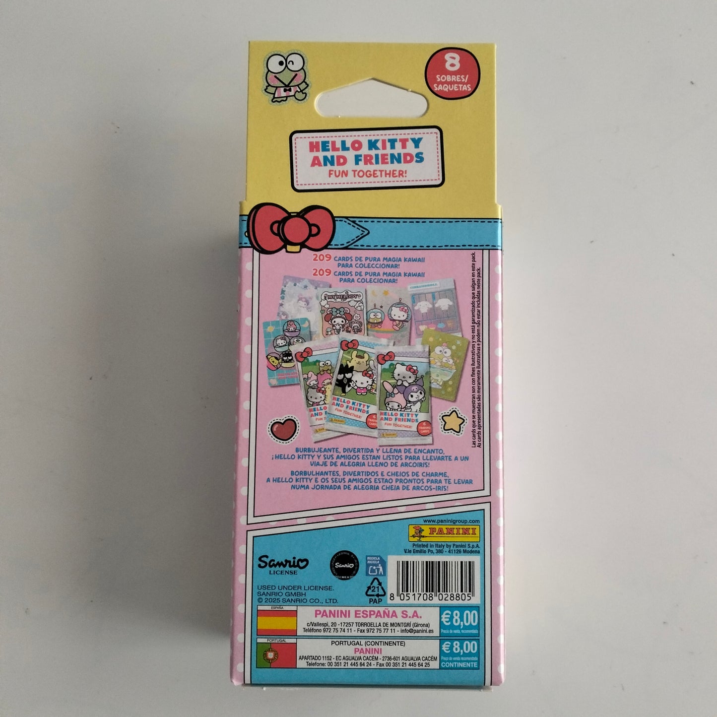 Panini Hello Kitty And Friends Fun Together! blister 8 sobres 48 cards