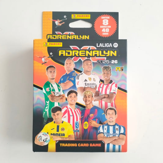 Panini Adrenalyn XL 2025-26 blister 8 sobres 48 cards