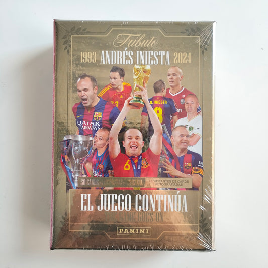 Panini Tributo Andres Iniesta 50 cards 1 AUTO ORIGINAL ASEGURADO