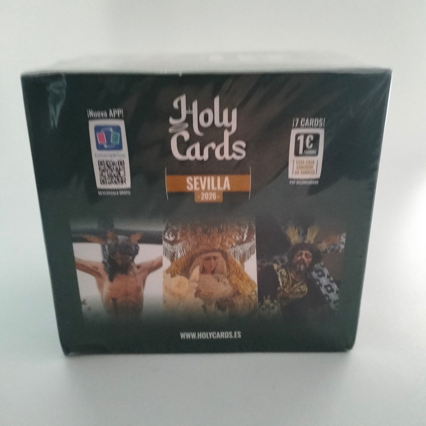 Holy Cards Semana Santa de Sevilla 2026 caja 50 sobres