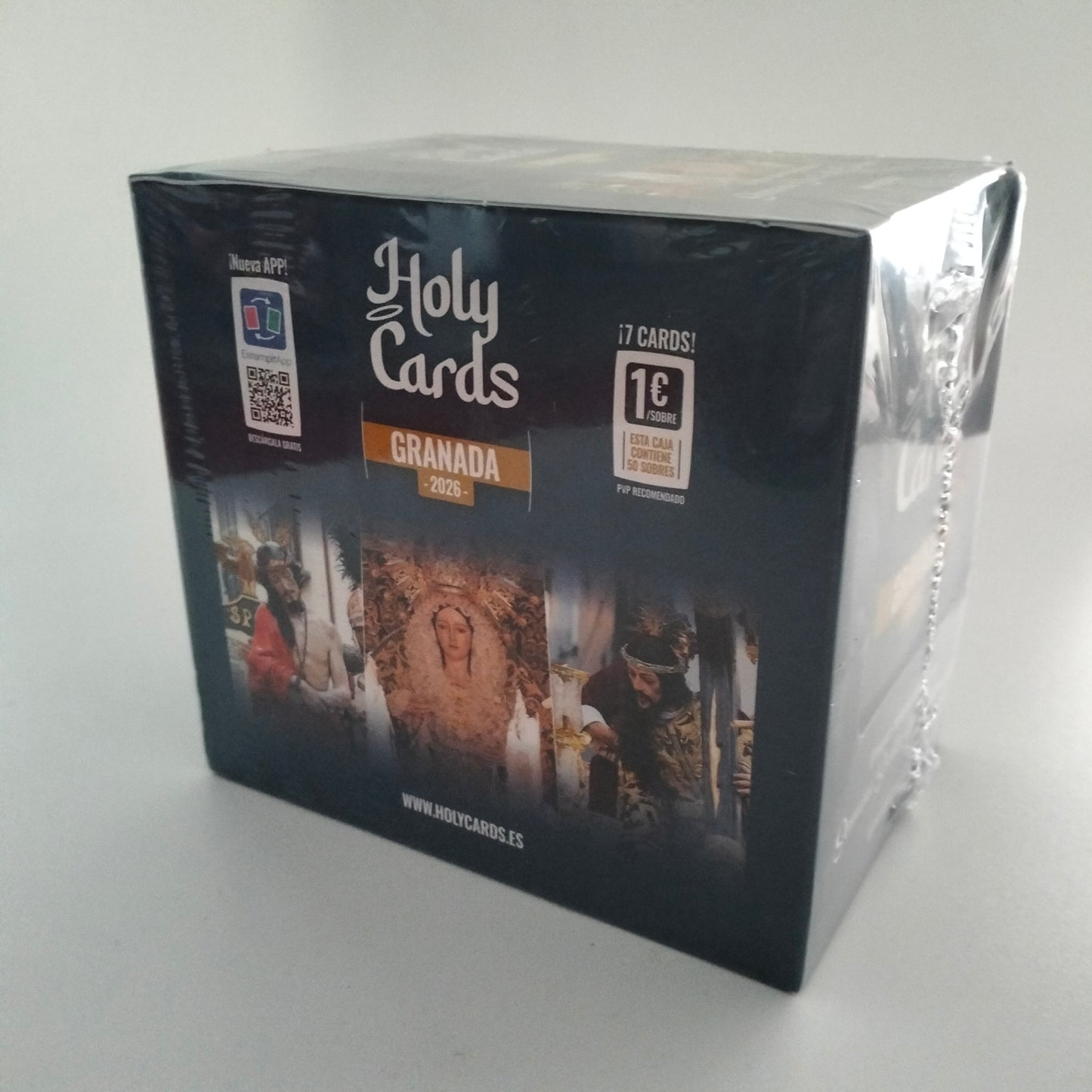 Holy Cards Semana Santa de Granada 2026 caja 50 sobres