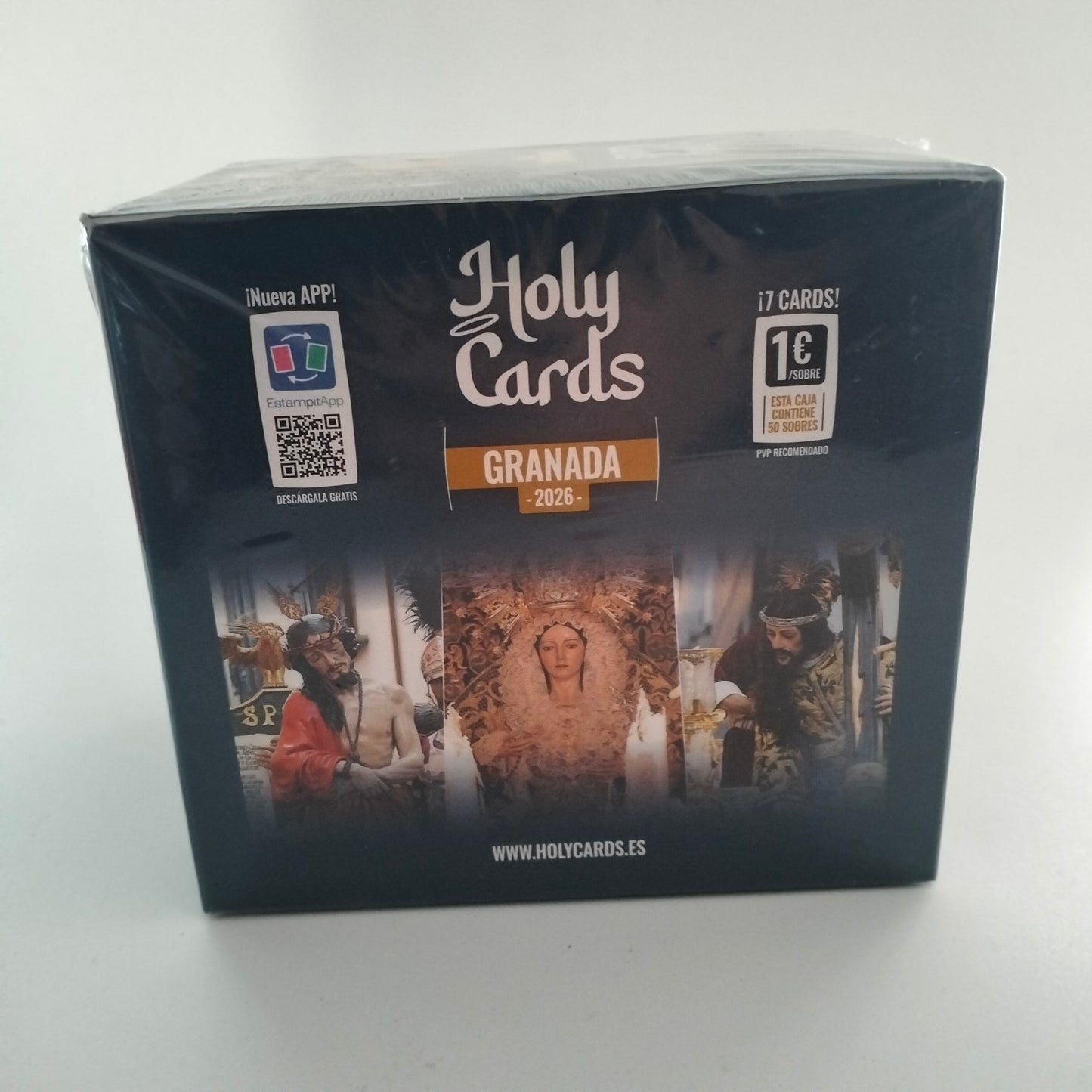 Holy Cards Semana Santa de Granada 2026 caja 50 sobres