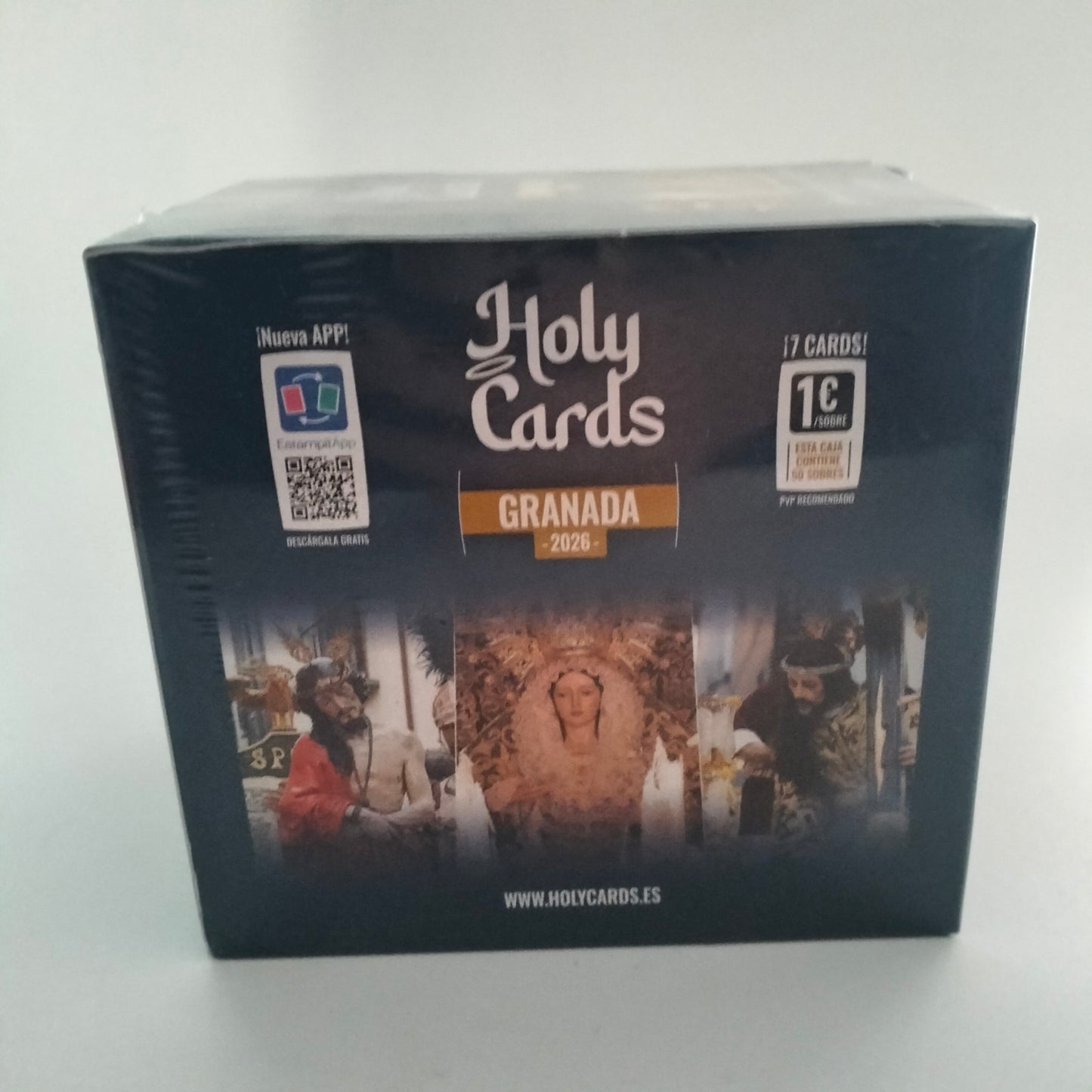 Holy Cards Semana Santa de Granada 2026 caja 50 sobres