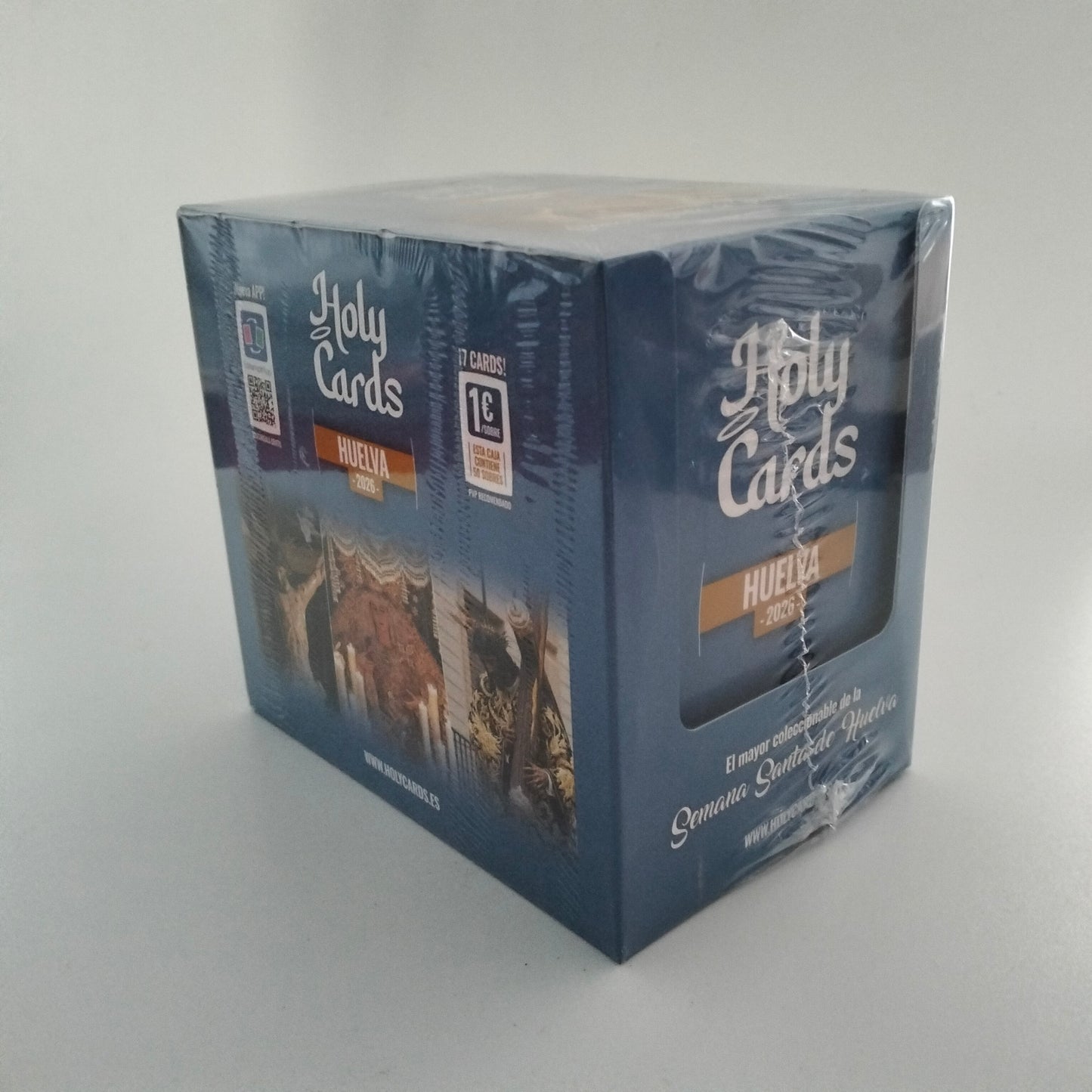 Holy Cards Semana Santa de Huelva 2026 caja 50 sobres
