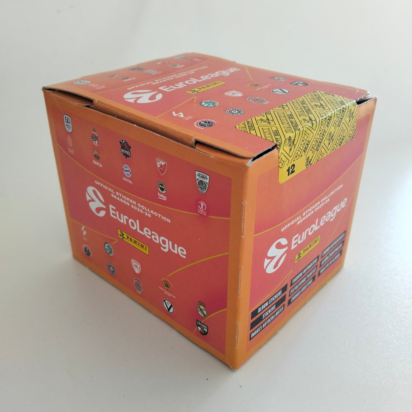 Panini Euroleague 2025-26 Official Sticker Collection caja 36 sobres