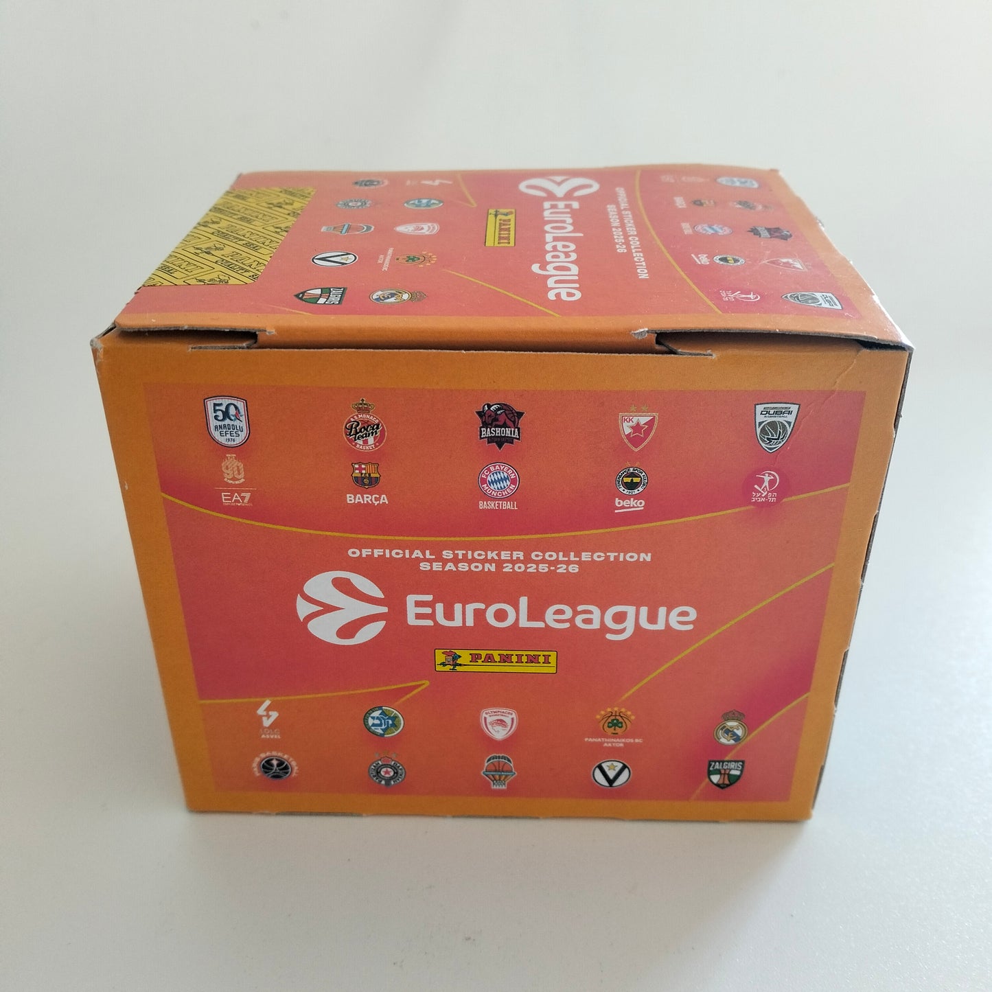 Panini Euroleague 2025-26 Official Sticker Collection caja 36 sobres