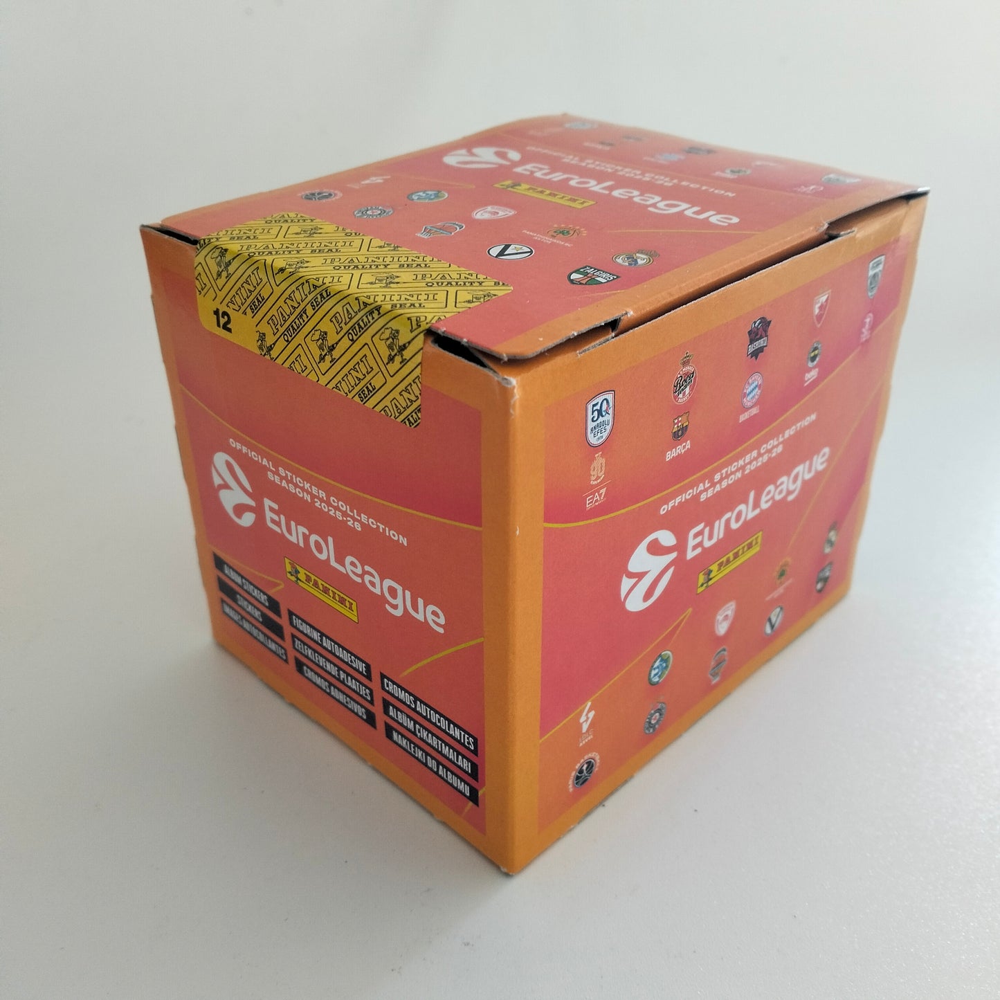 Panini Euroleague 2025-26 Official Sticker Collection caja 36 sobres