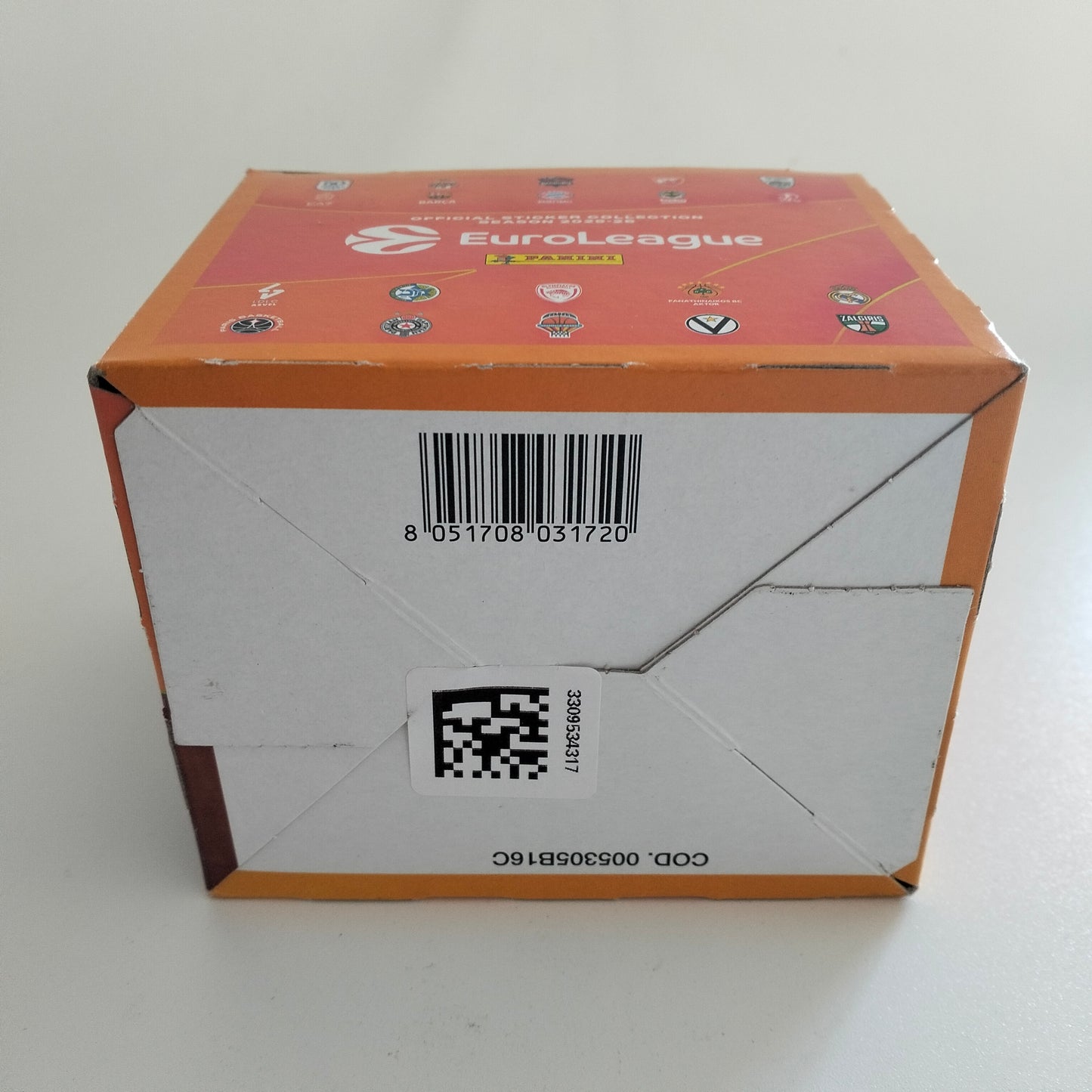 Panini Euroleague 2025-26 Official Sticker Collection caja 36 sobres