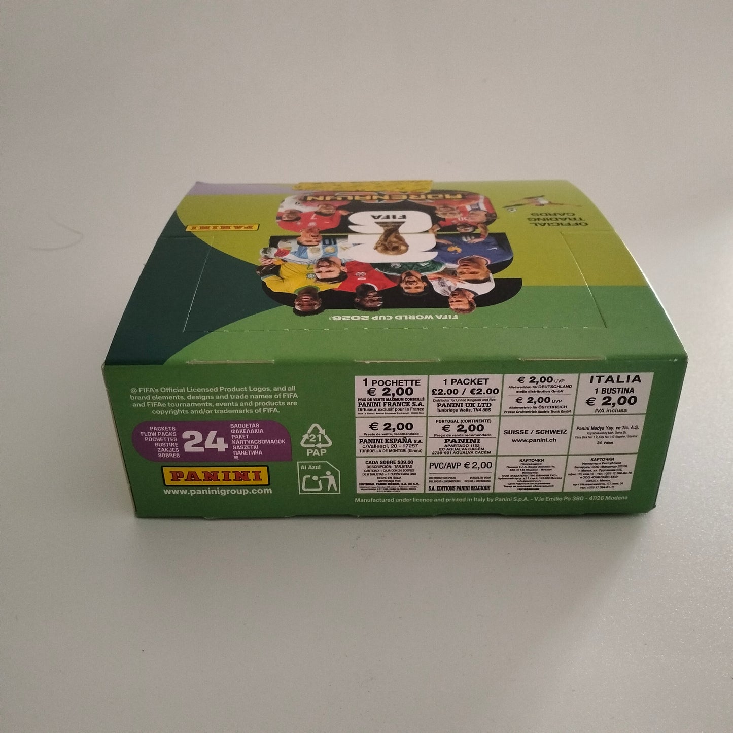 Panini Adrenalyn FIFA World Cup 2026 caja 24 sobres