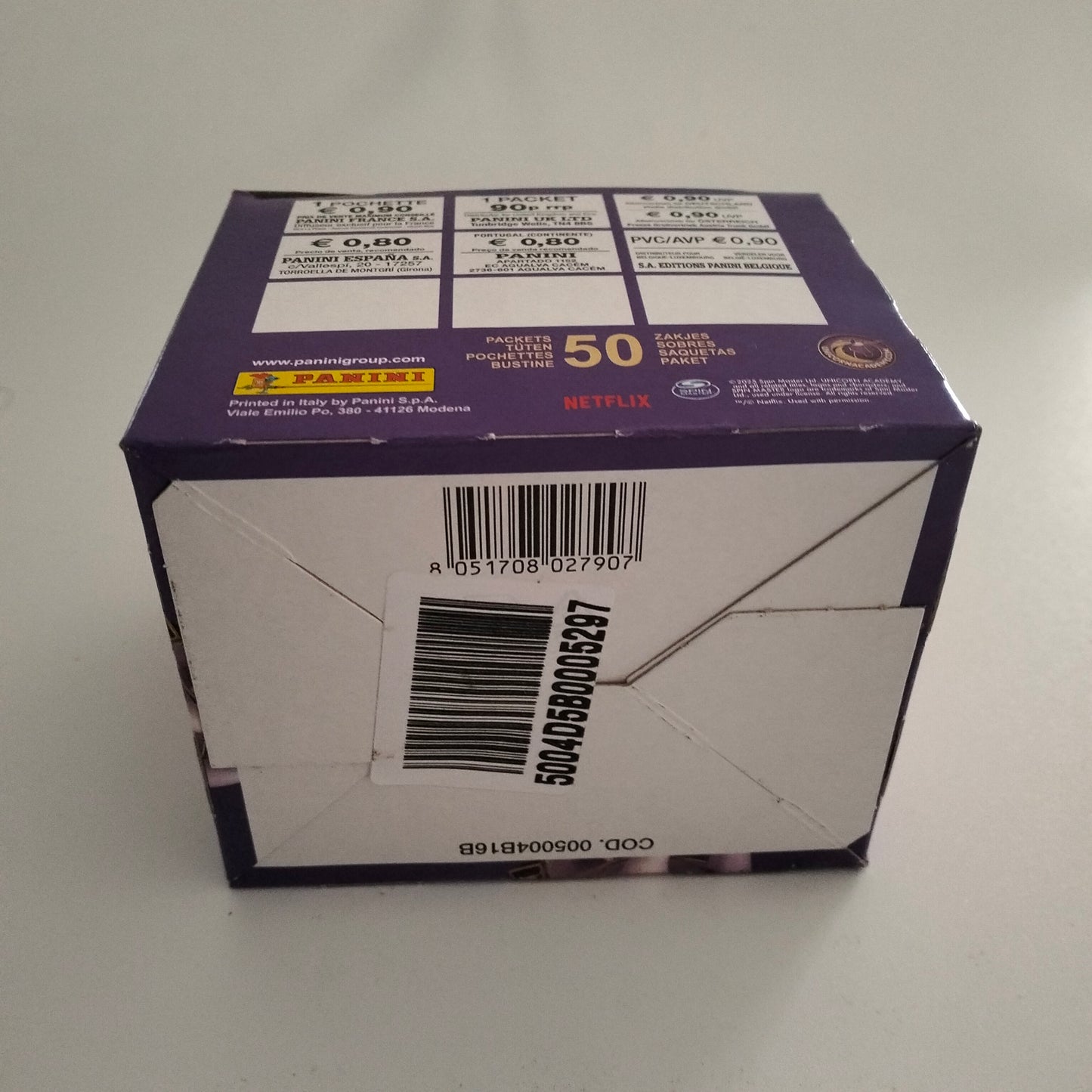 Panini Academia Unicornio caja 50 sobres