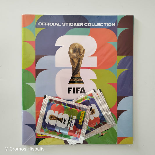 Panini FIFA World Cup 2026 Sticker Collection album + 4 sobres