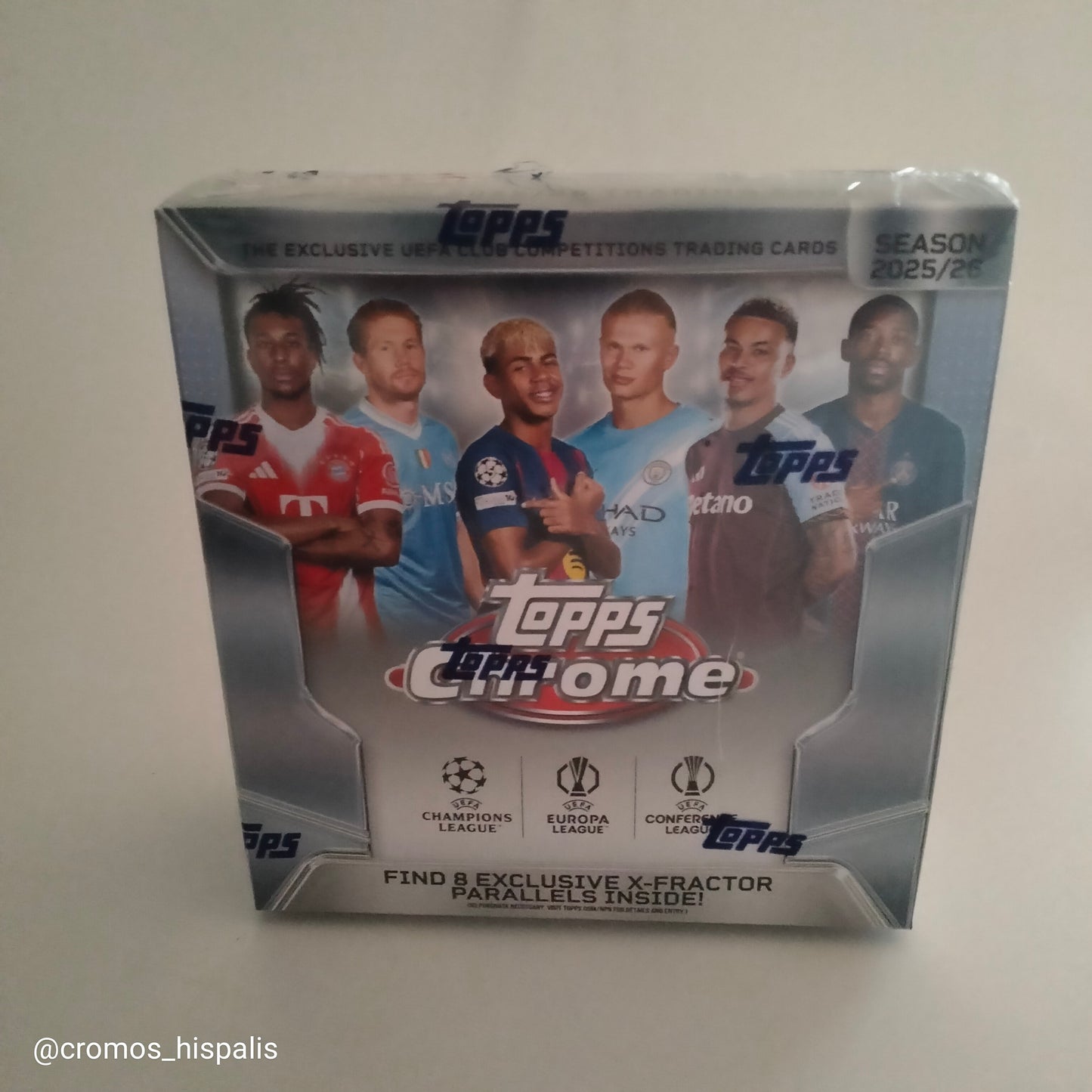 Topps UCC Chrome 2025-26 mega box 6 sobres