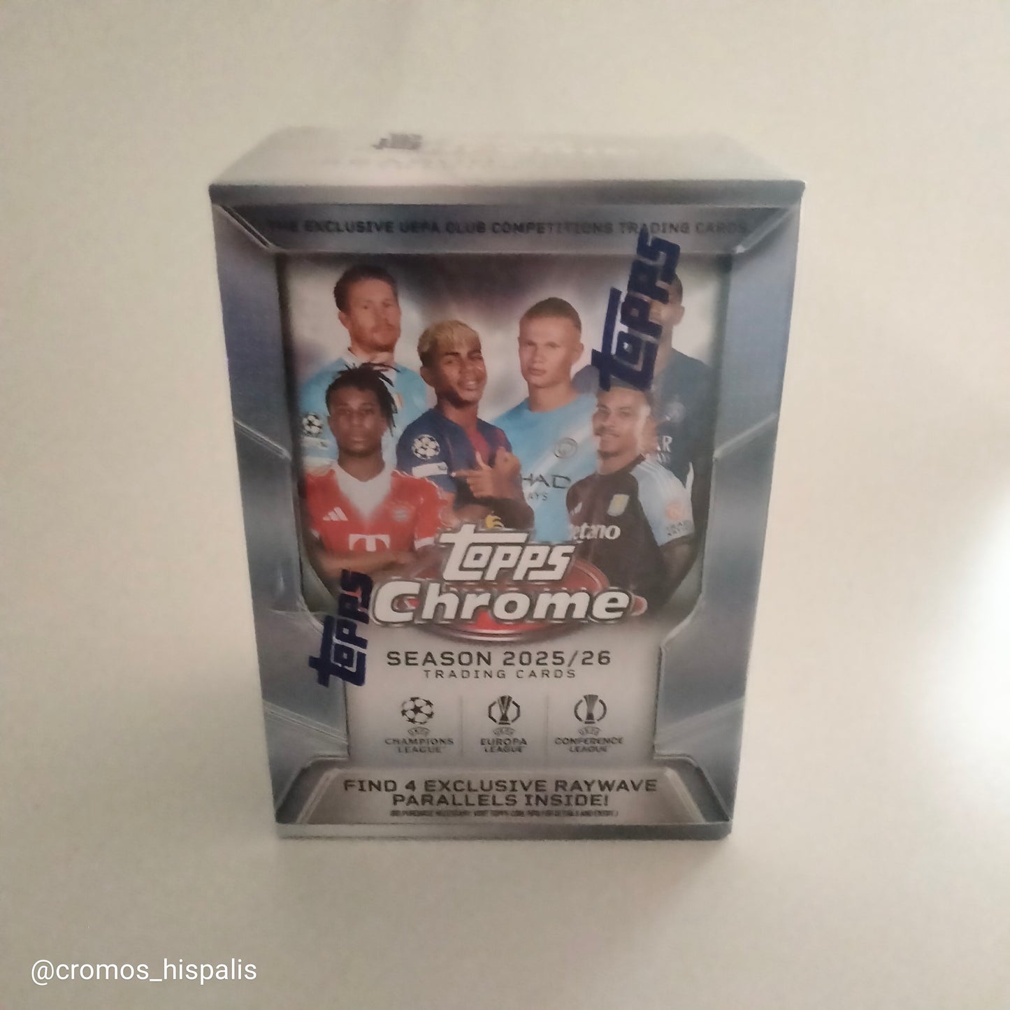 Topps UCC Chrome 2025-26 value box 7 sobres