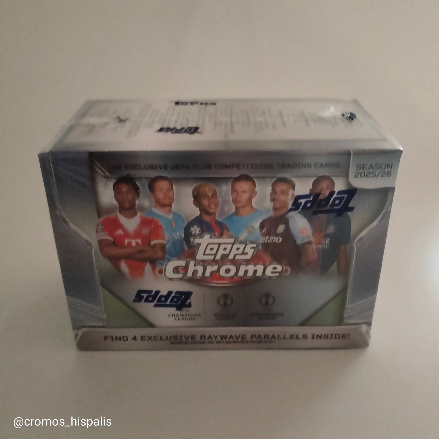 Topps UCC Chrome 2025-26 value box 7 sobres