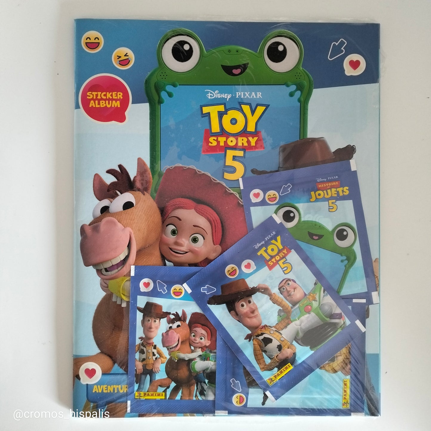 Panini Toy Story 5 album + 4 sobres