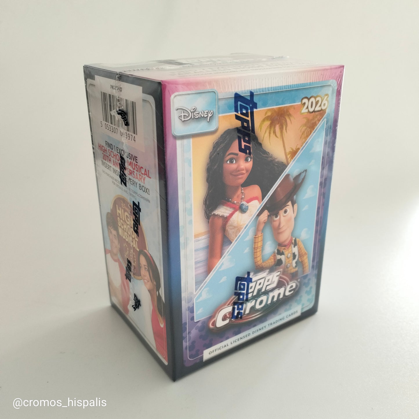 Topps Disney Chrome 2026 value box 32 total cards