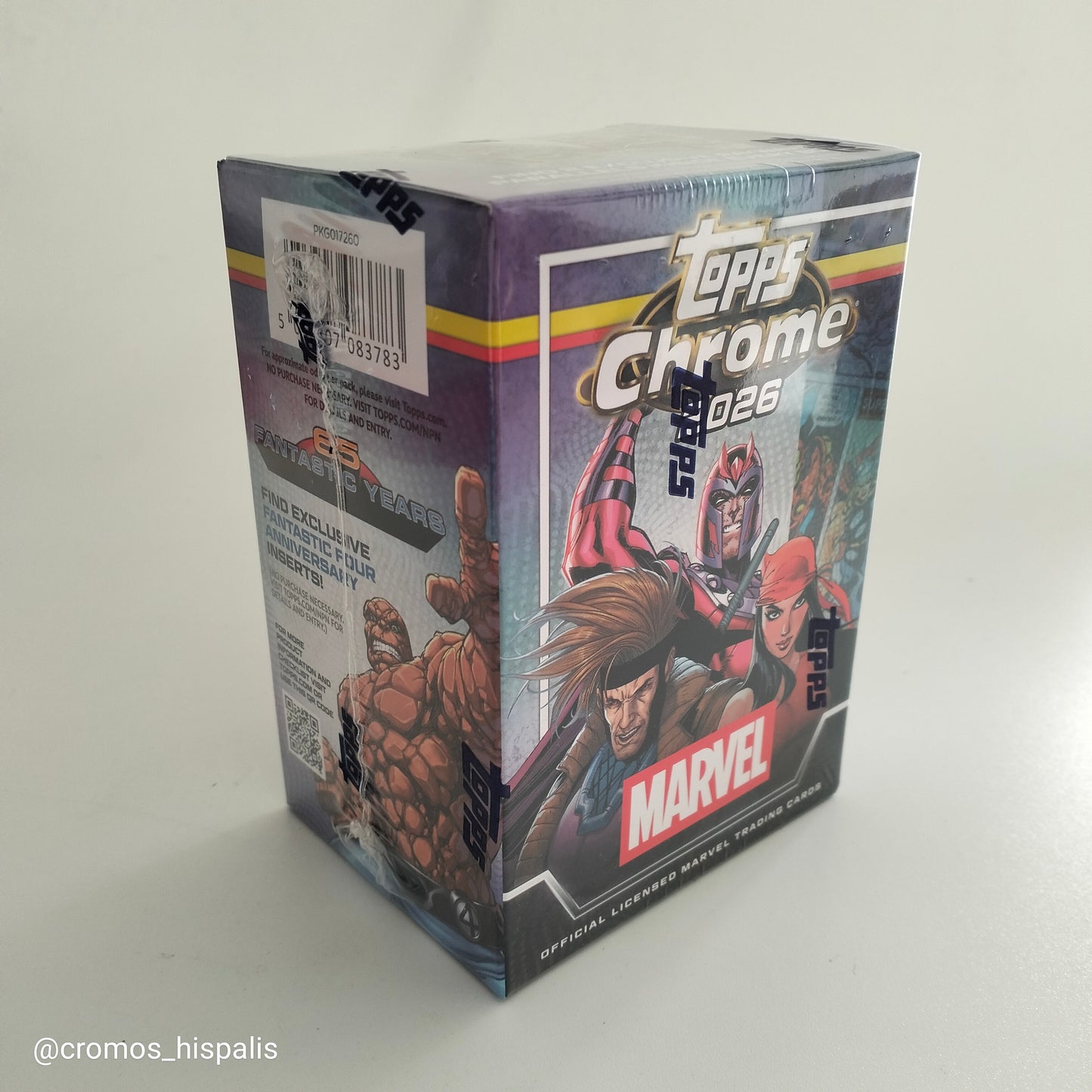 Topps Marvel Chrome 2026 value box 32 total cards