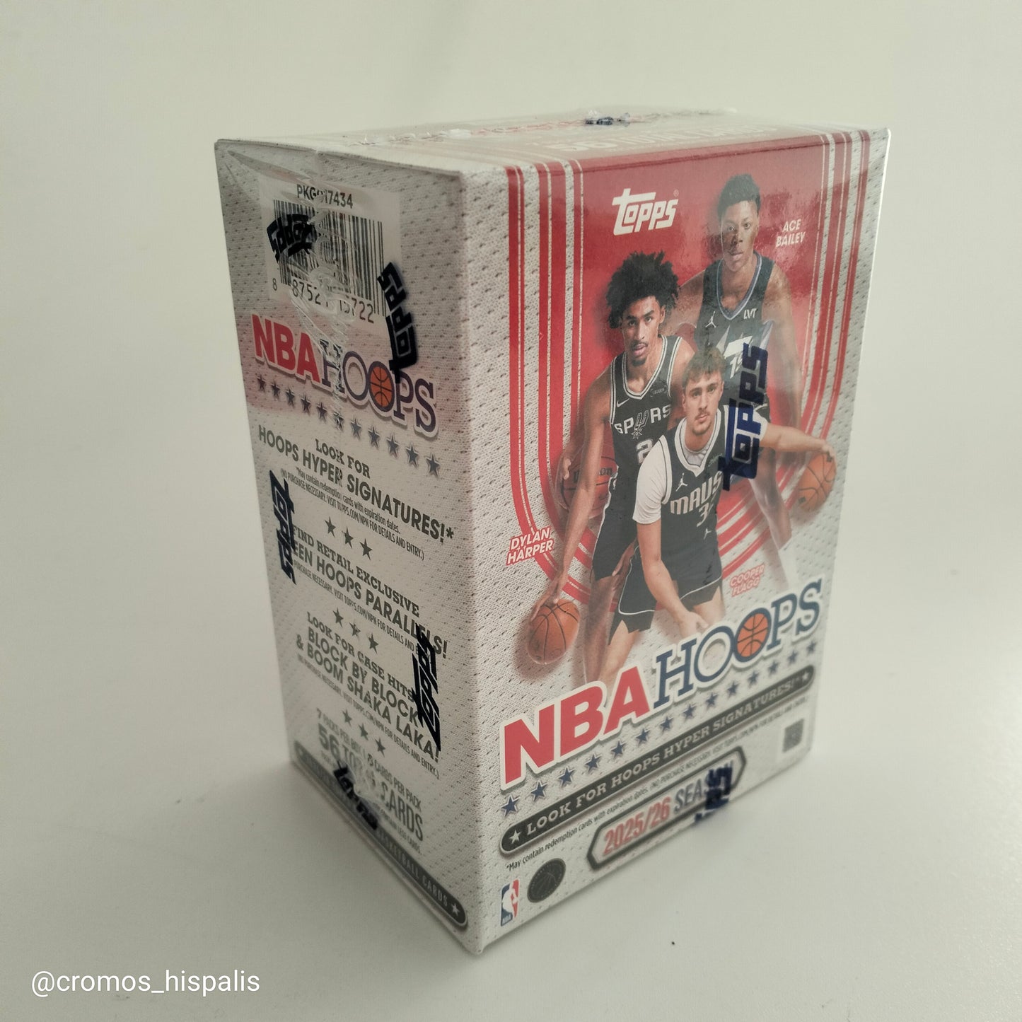 Topps NBA Hoops 2025-26 value box 56 total cards
