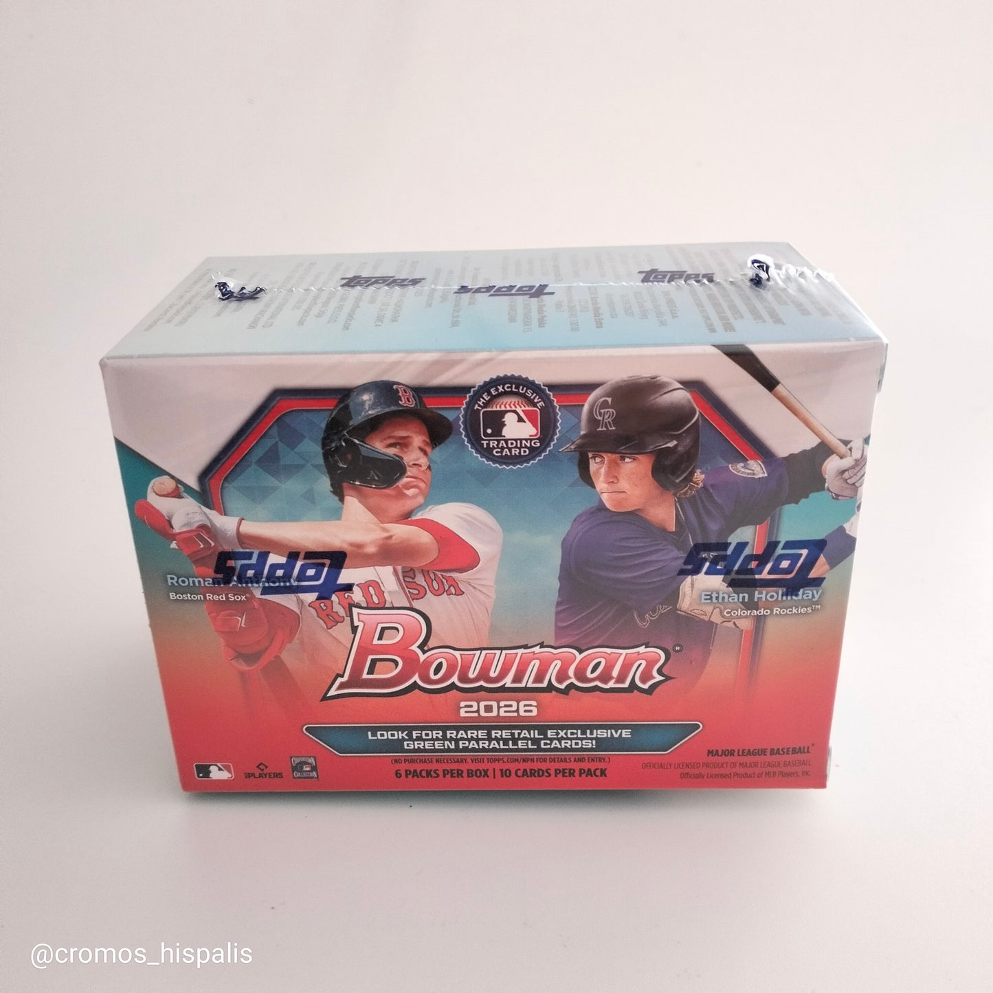 Topps MLB Bowman 2026 Value Box 60 total cards