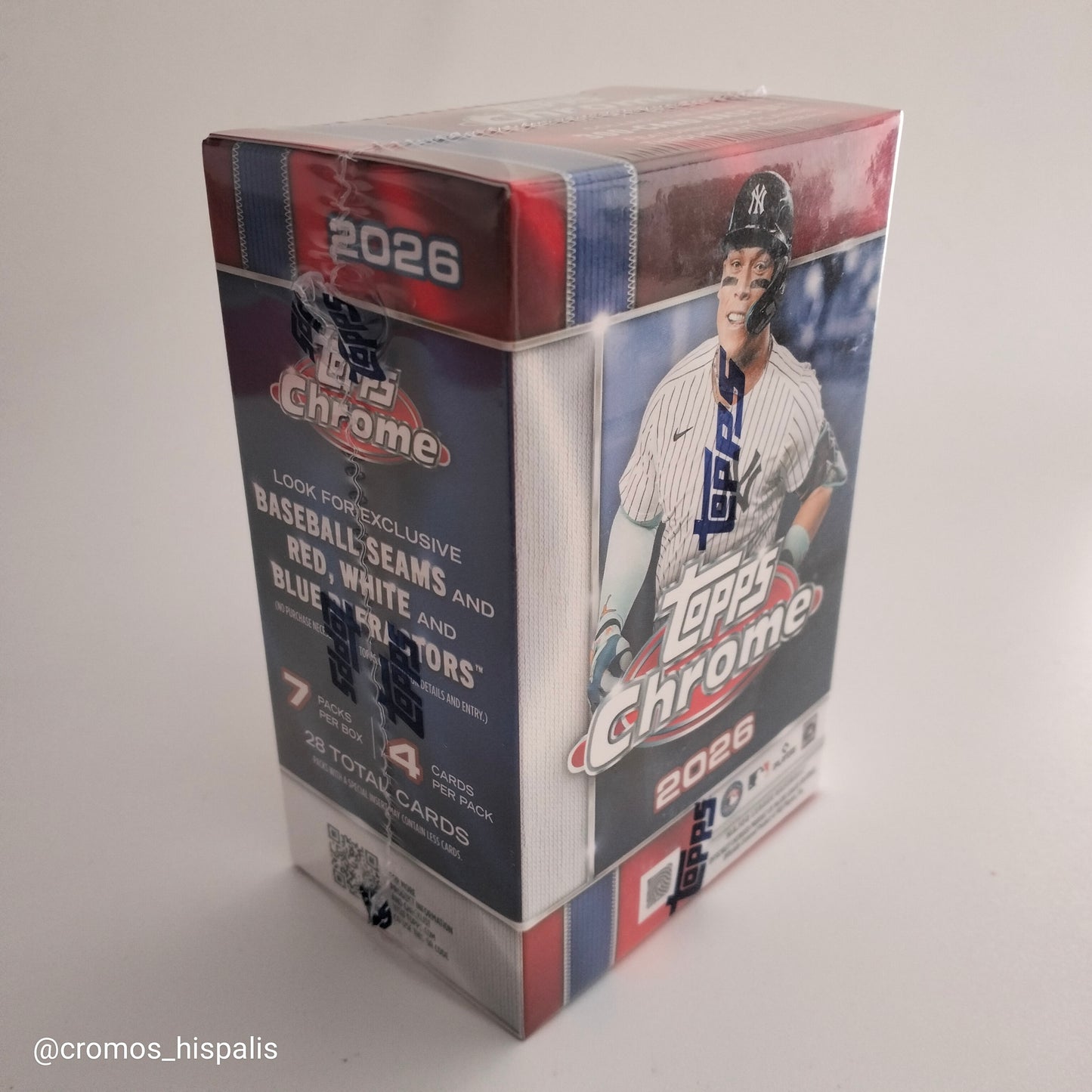 Topps MLB Chrome 2026 Value Box 28 total cards