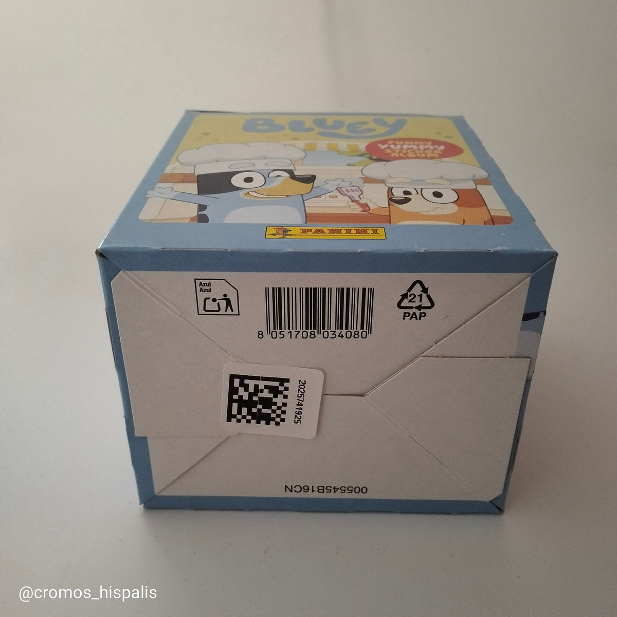 Panini Bluey Funny Yummy caja 36 sobres