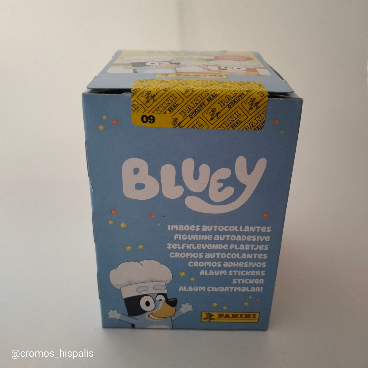 Panini Bluey Funny Yummy caja 36 sobres