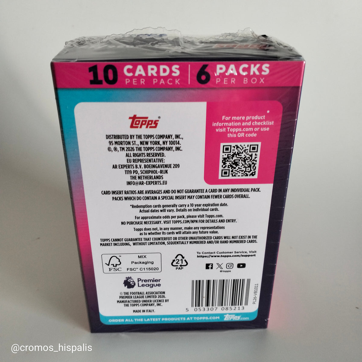 Topps Premier League Flagship 2026-27 value box 60 total cards