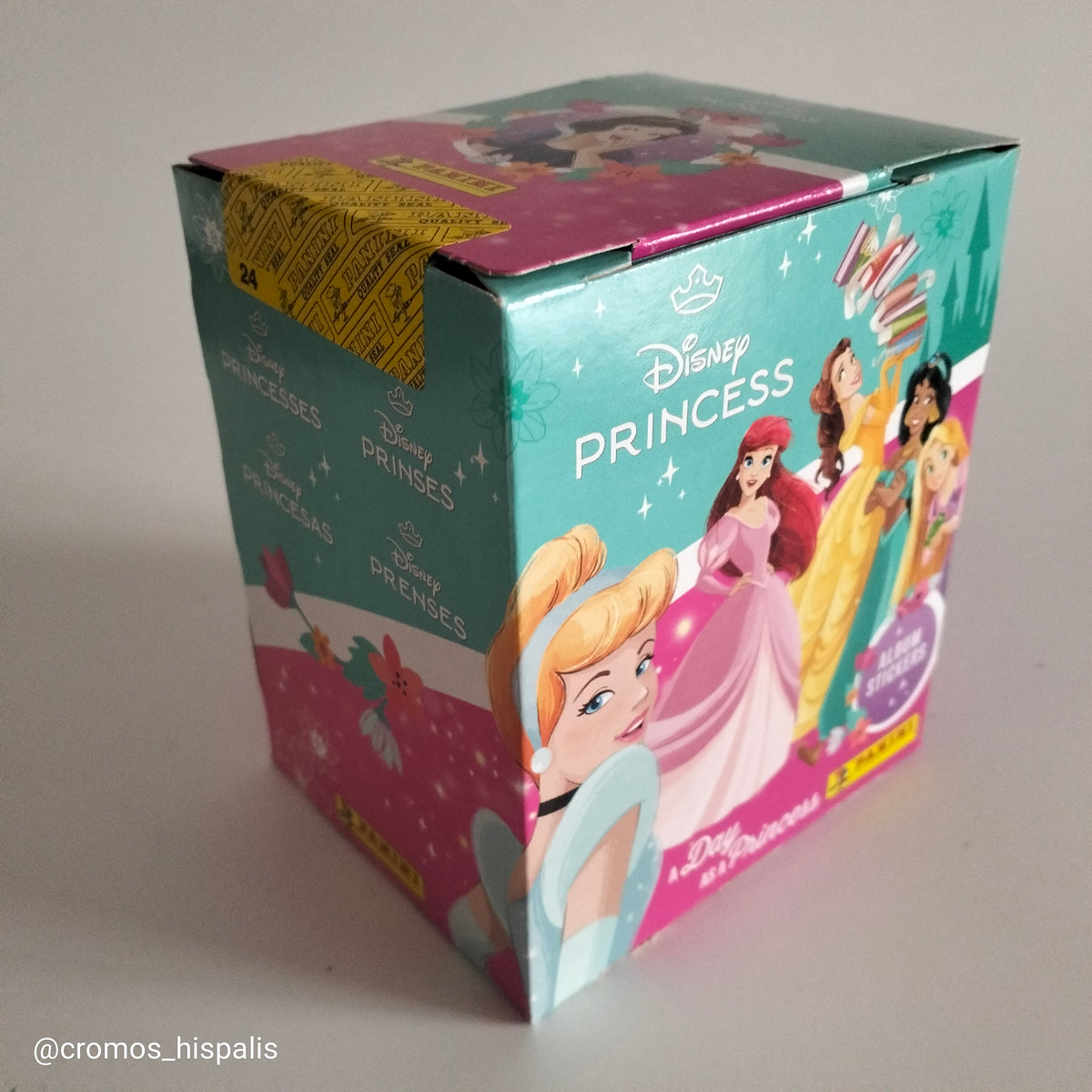 Panini Disney Princesas Un Dia de Princesa caja 50 sobres