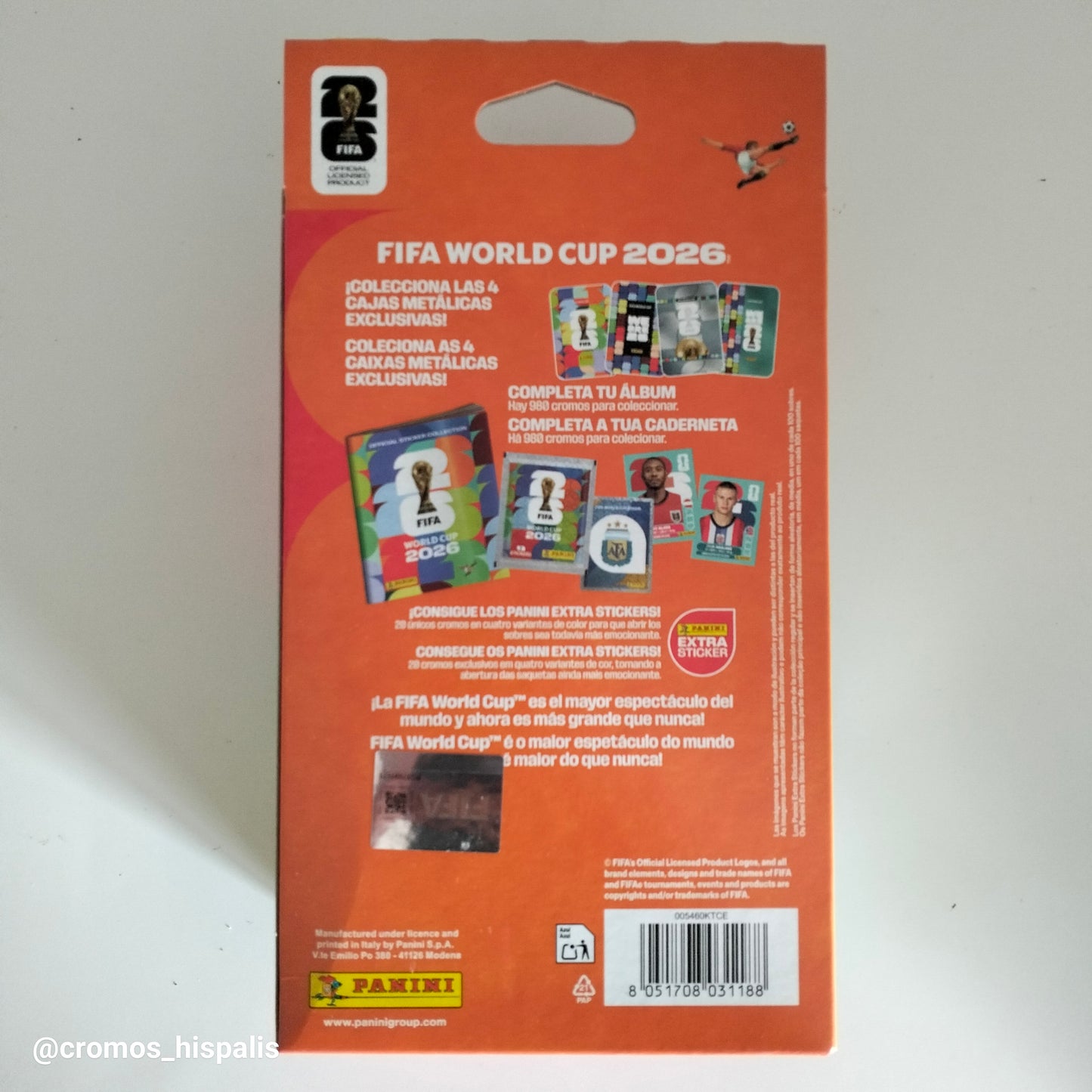 Panini FIFA World Cup 2026 Sticker Collection tin box